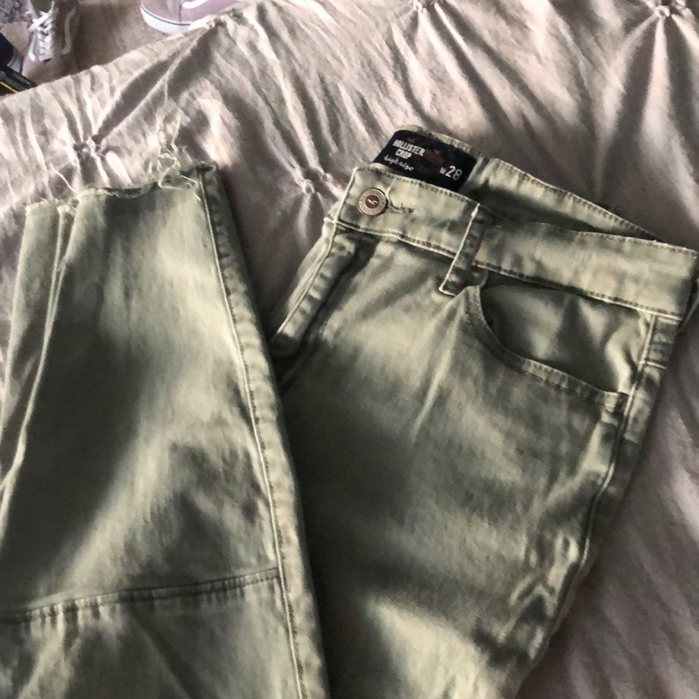 Hollister Jeans- green, soft